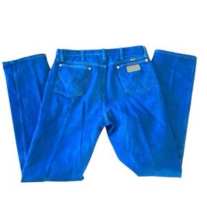 Wrangler Men's Blue Bootcut Jeans 36X36 Casual Workwear Rodeo Western Outdoors